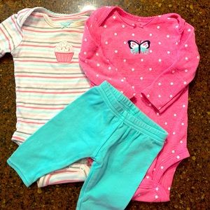 Carters 3 Piece Outfit Set